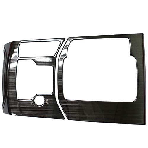 NewYall Black Titanium Interior Center Console Gear Shift Knob Panel Frame Cover Trim for Mazda CX-5 CX5 2017-2024 Driv