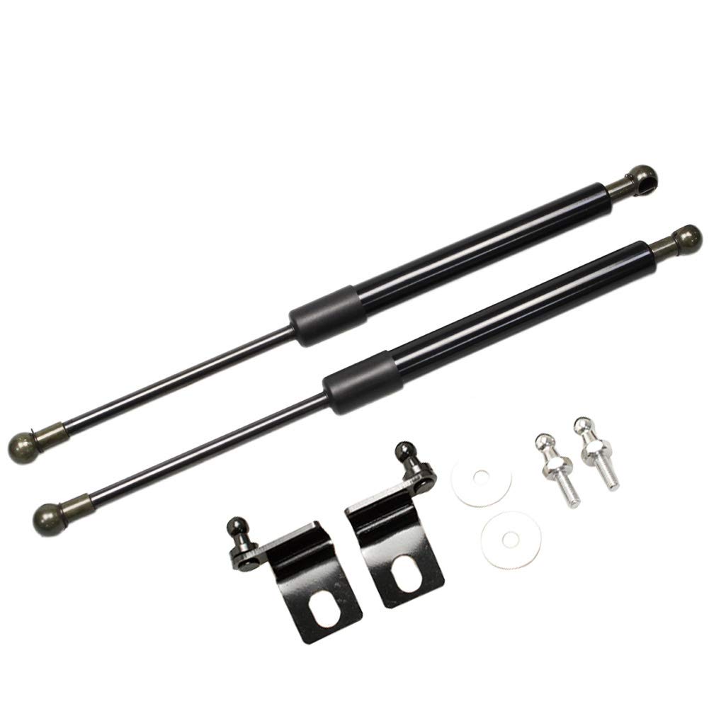 TSUBASA Lift Supports Mazda RX8 SE3P Bonnet Hood Gas Charged Shock Dampers Carbon Fiber Struts Bar (2 PCS) Normal Black