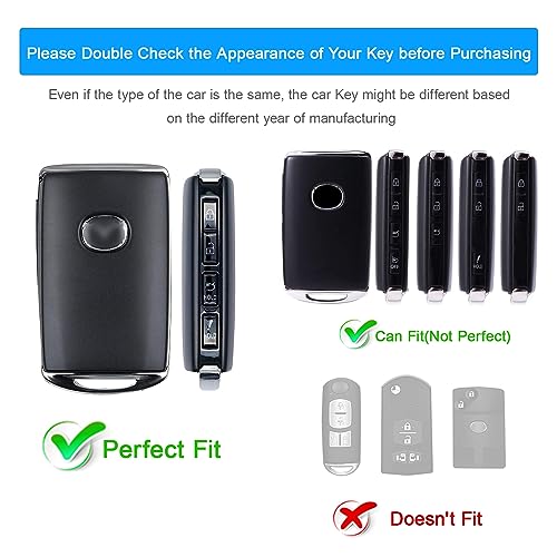 Silicone Key Fob Cover for 2025-2019 Mazda CX-5 CX-30 CX-50 CX70 CX90 3 6 CX-9 with Keychain
| Protective Mazda Mazda C