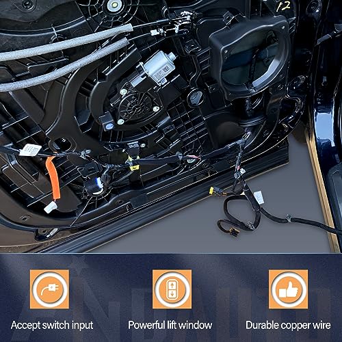 FINDAUTO 742-802 Front Right or Rear Left Power Window Motor Compatible for Mazda 3, Mazda 5, Mazda 6 2004-2009/2012-201