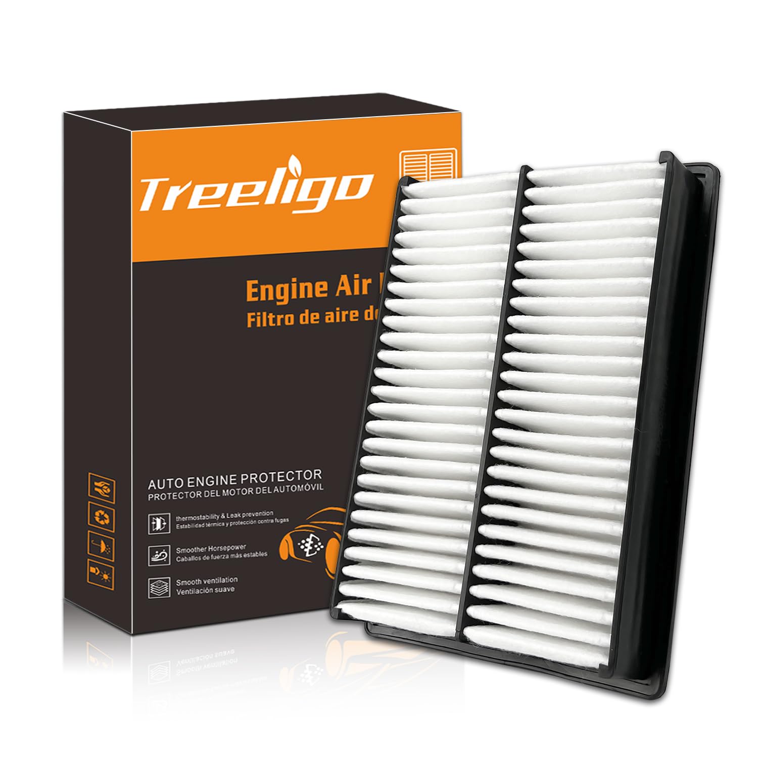 Mazda 3 2004-2013 Engine Air Filter, Replacement for CA9898, Provides Up to 12 Months/12,000 Miles Filter Protection, Su