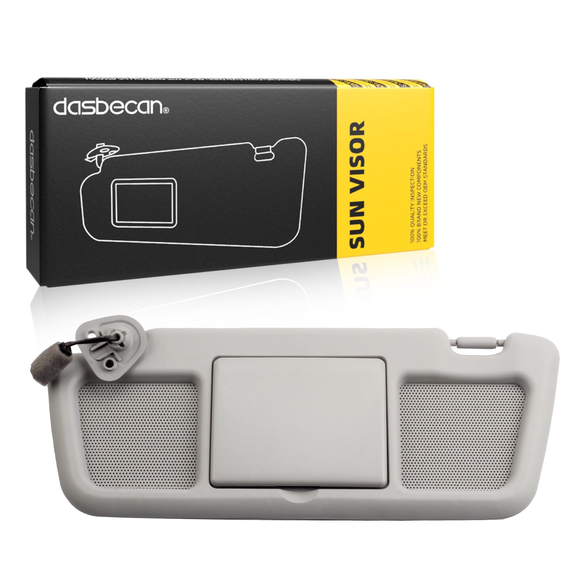 Dasbecan Gray Left Driver Side Sun Visor for Mazda RX-8 2004-2011
| Dasbecan Gray Left Driver Side Sun Visor - Replaces