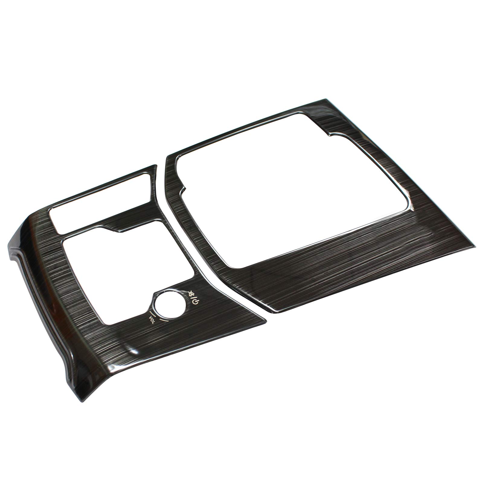 NewYall Black Titanium Interior Center Console Gear Shift Knob Panel Frame Cover Trim for Mazda CX-5 CX5 2017-2024 Driv